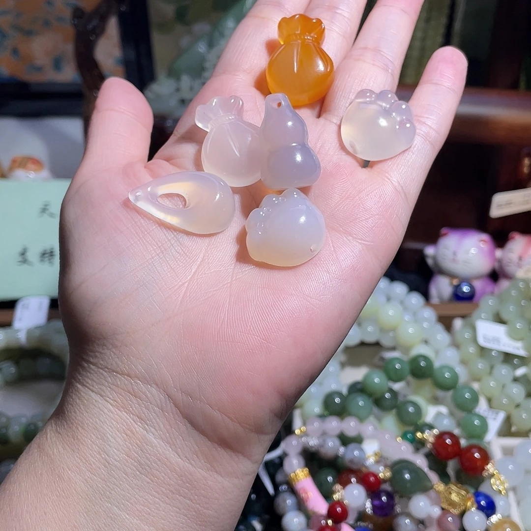 玛瑙/玉髓合金吊坠(不含链)吊坠