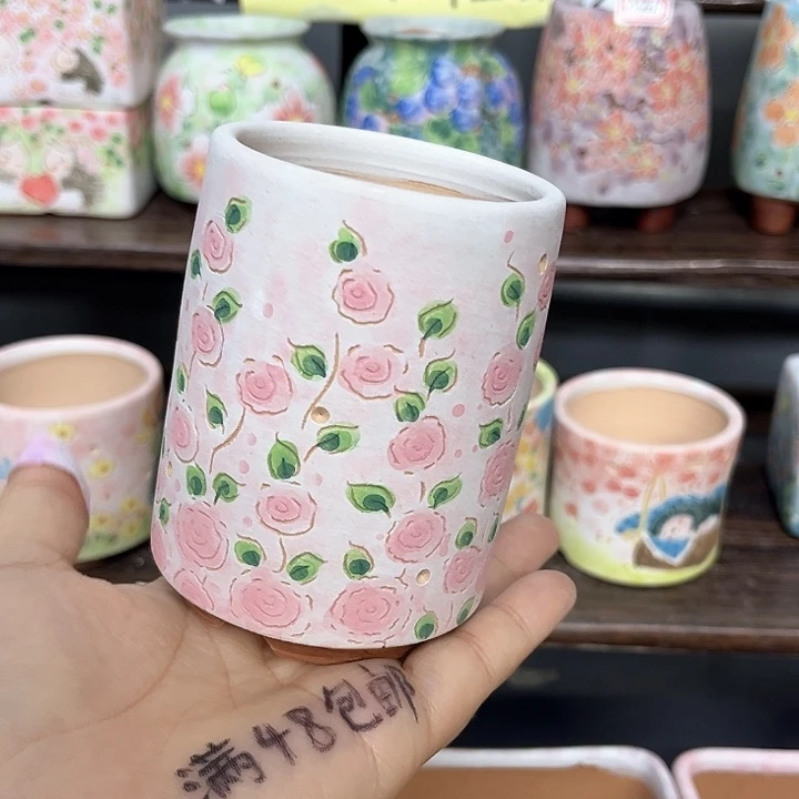 ****绪手工制作多肉花盆