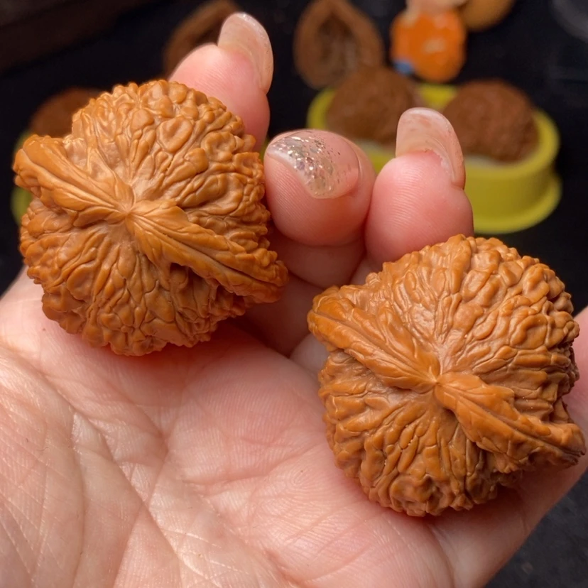 【闪购商品】把件文玩核桃862号白狮子42