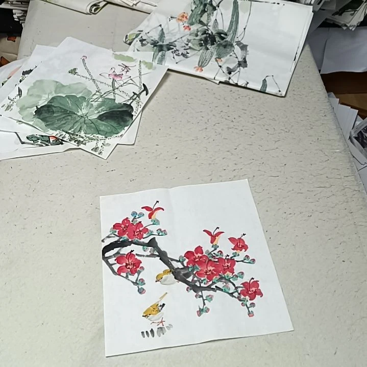 国画普****缸国画花鸟花鸟国画