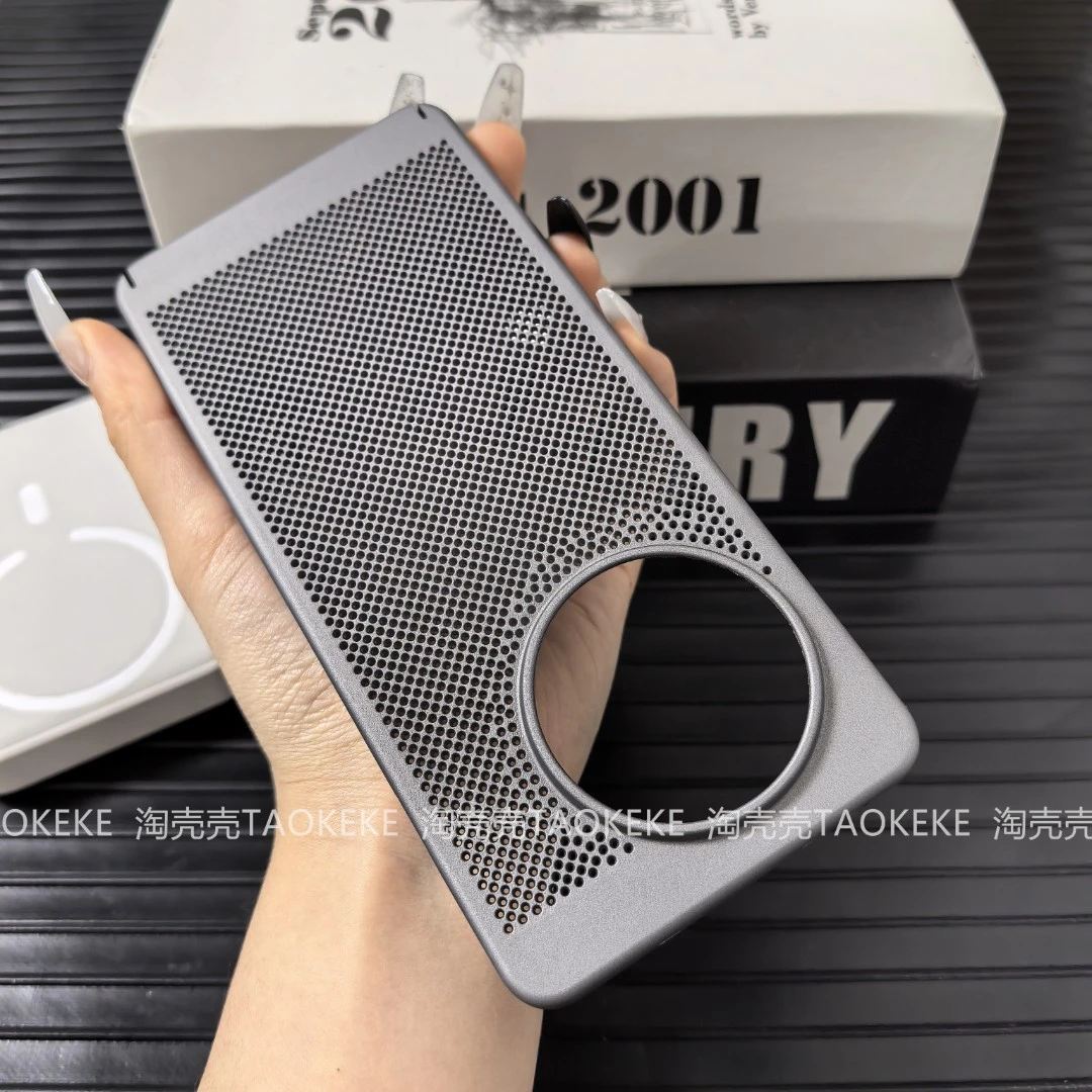 适用一加ace5散热手机壳pro大孔新款超薄裸机感网孔硬壳蜂窝透气