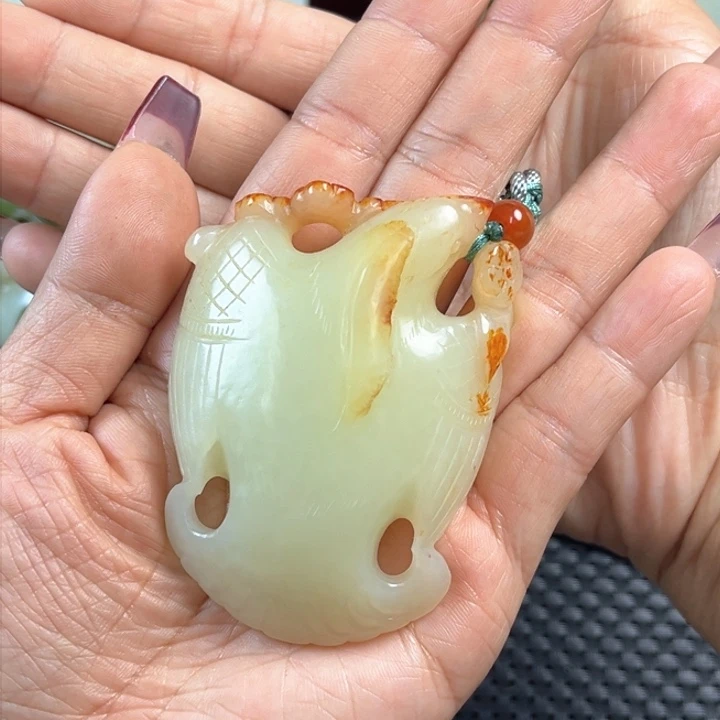 和田玉把件未镶嵌薛*龙