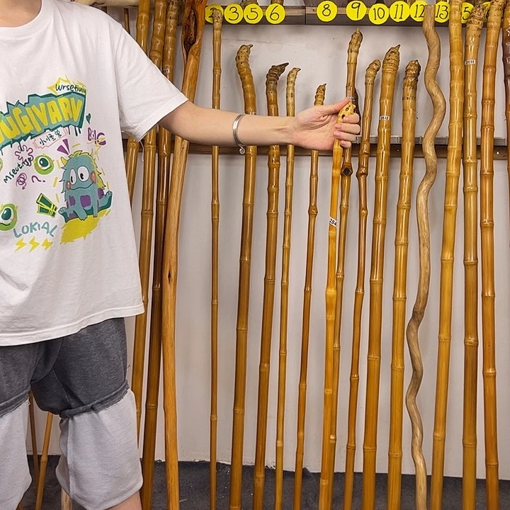 扎**杰2848玉竹杖登山杖手持拐棍