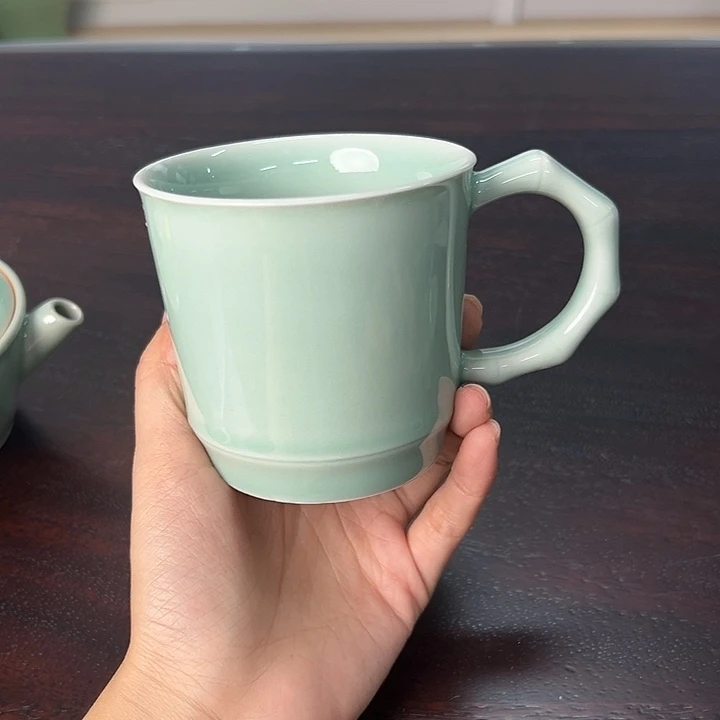 龙泉云间青瓷小米茶器