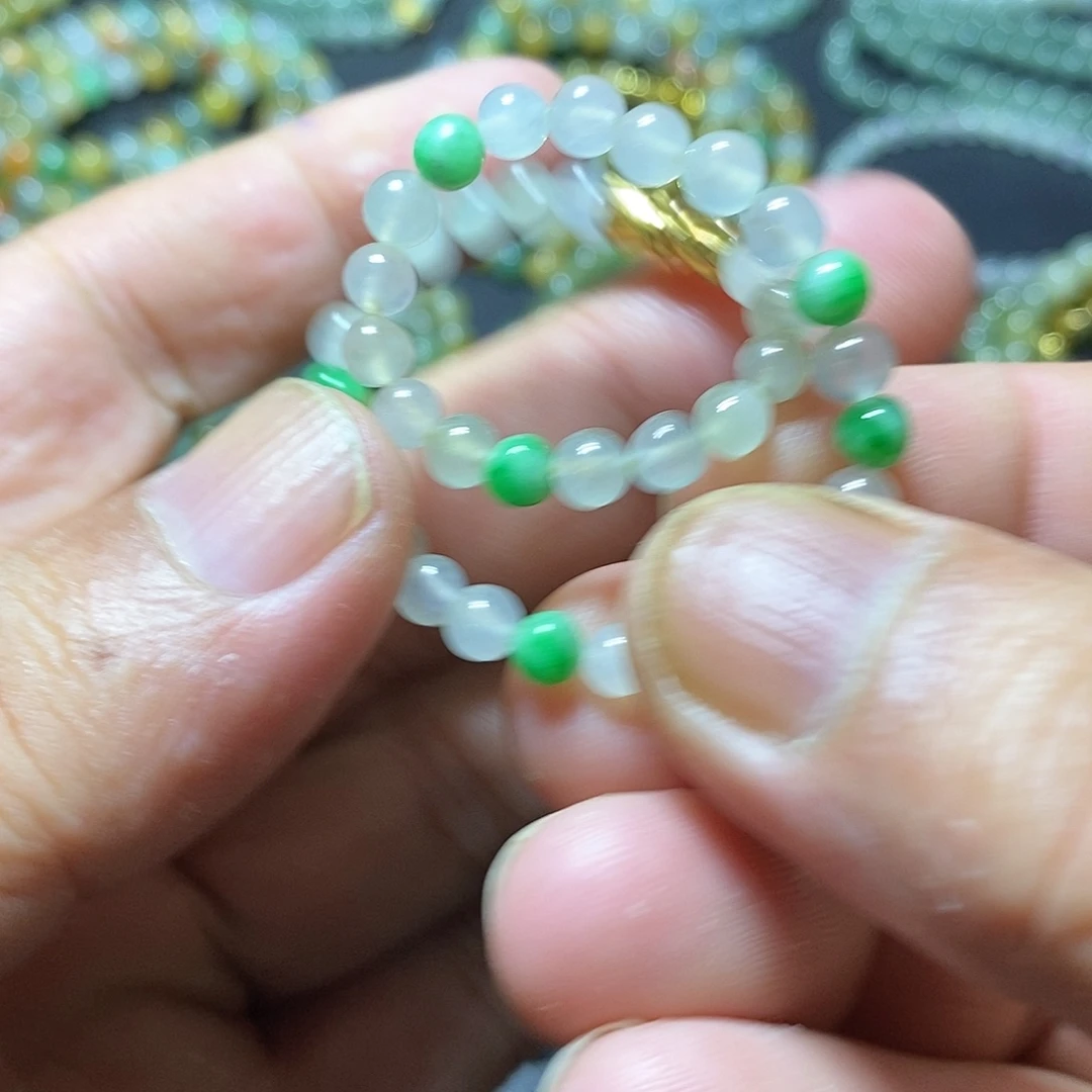 未镶嵌定制翡翠翡翠手链
