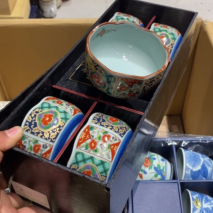 日本瓷器碗大漏油