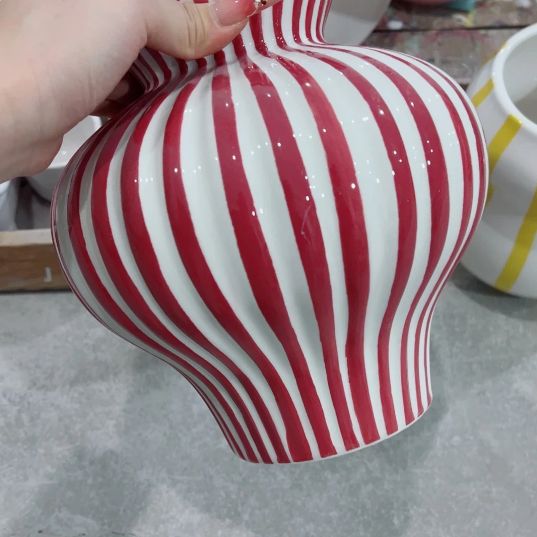 有孔，陶瓷花盆满10米包邮发货