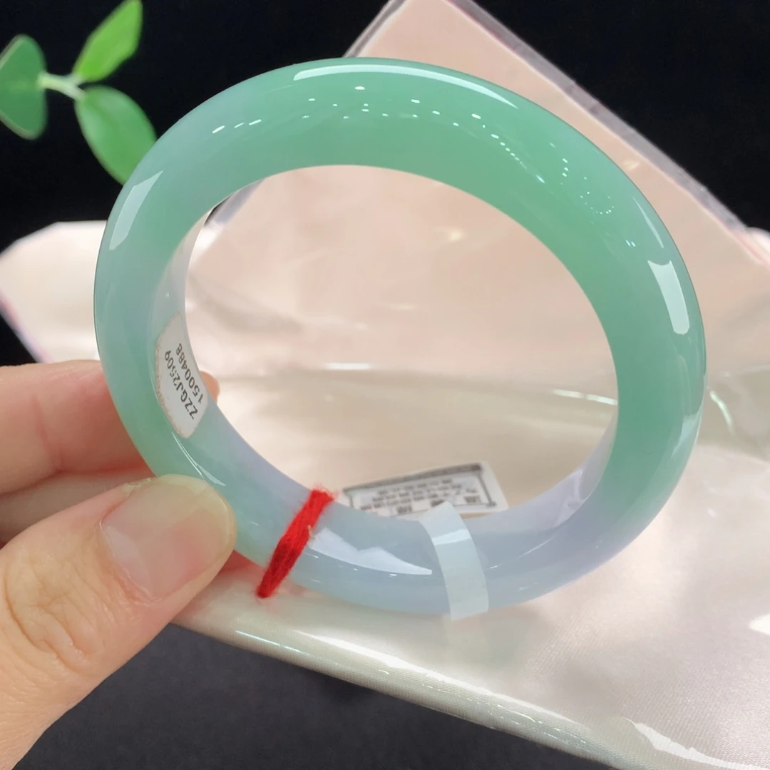 翡翠未镶嵌手镯0488