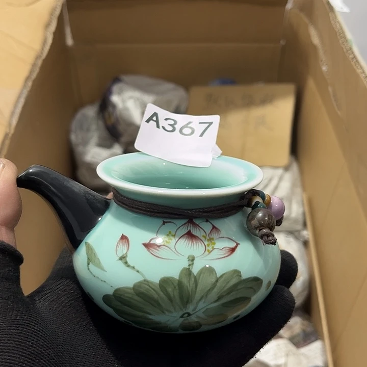 瓷片茶摆件工艺品摆件666