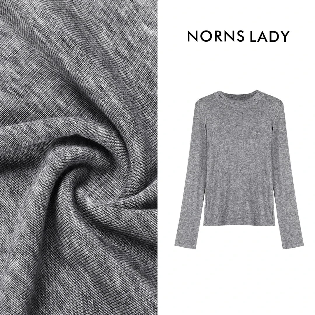 NORNS LADY诺恩  春秋新款百搭双层领上衣   T25SY07054