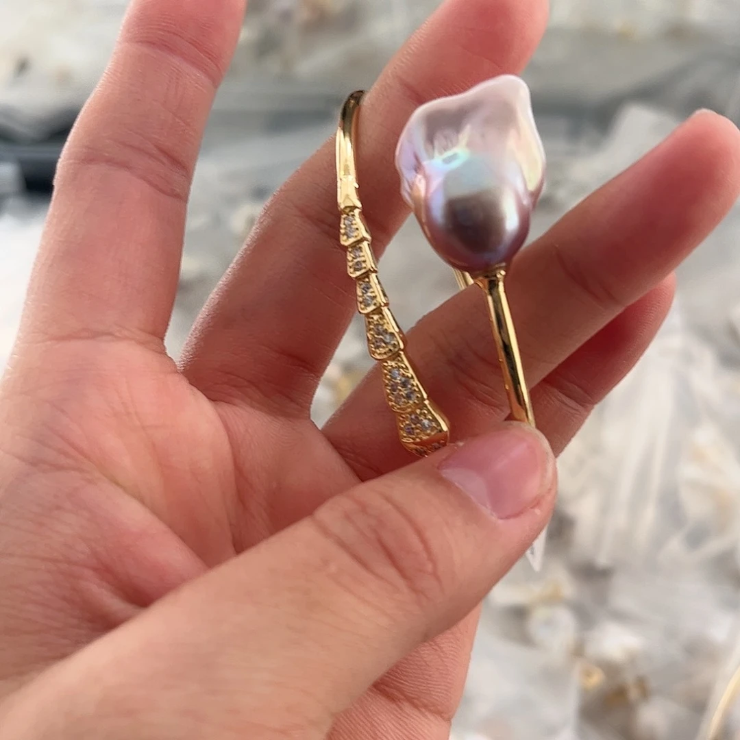 淡水珍珠手镯合金