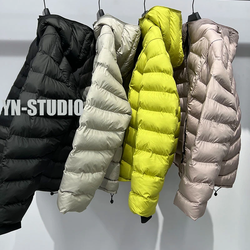 【YN】冬季新品排骨款情侣外套 石墨烯加厚保暖男士休闲连帽棉衣