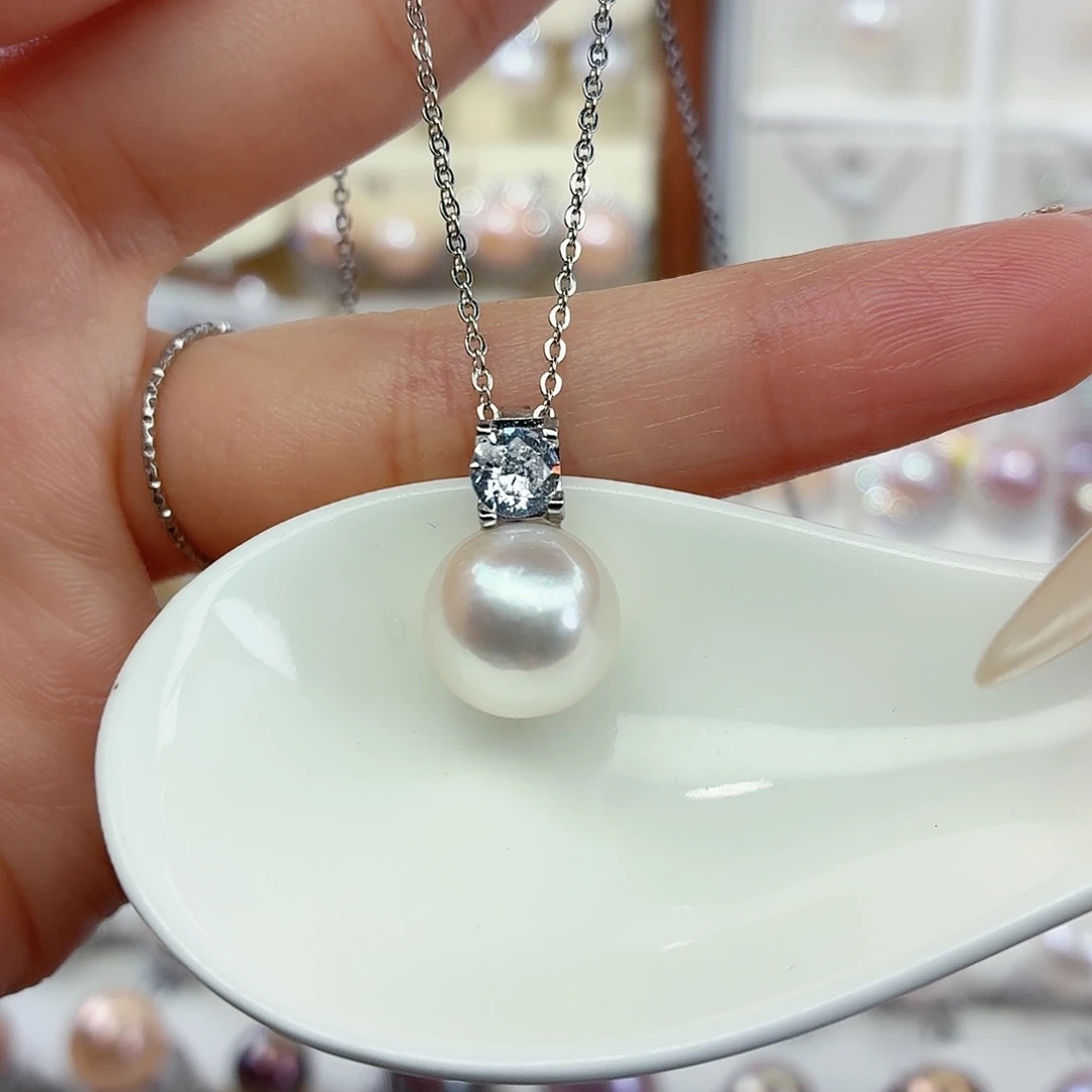 颈饰淡水珍珠合金F