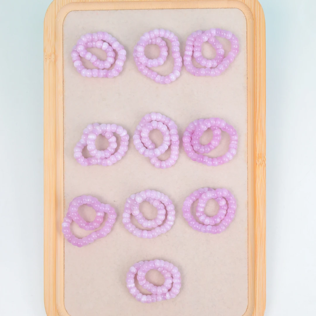 【琪琪珠宝】精美时尚紫锂辉猪大肠手串——多样性发货发其一