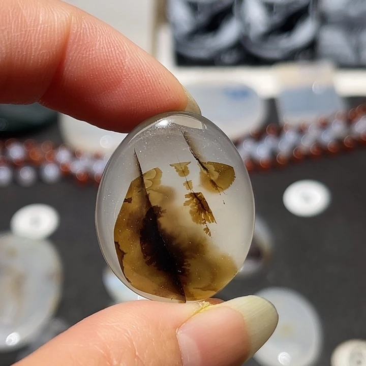 玛瑙/玉髓未镶嵌吊坠(不含链)