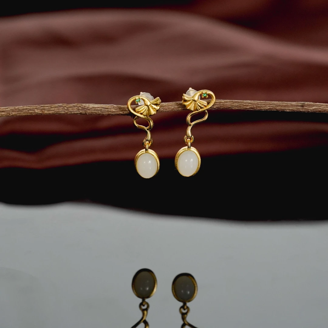 铜合金耳饰 时尚耳饰气质简约国风古风法式轻奢百搭气质简约0726E