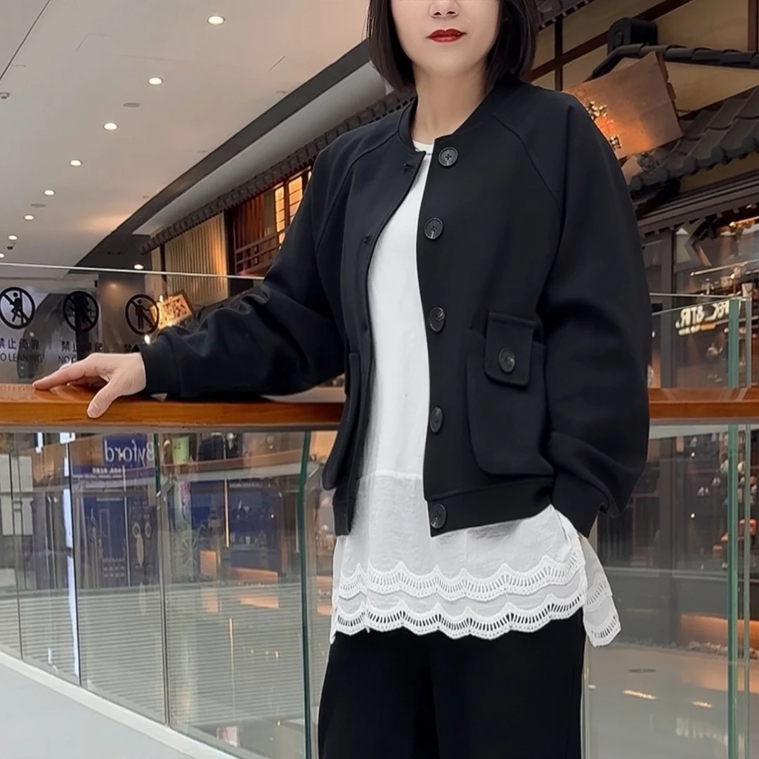 8025款时尚百搭宽松外套