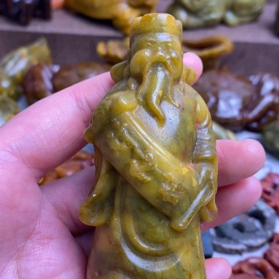 蛇纹石玉未镶嵌颈饰32