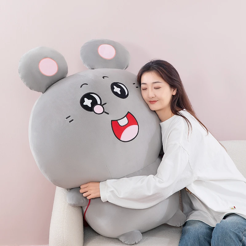 美叽和大老鼠玩偶毛绒玩具超大号美叽鼠公仔大号睡觉抱枕家庭摆件