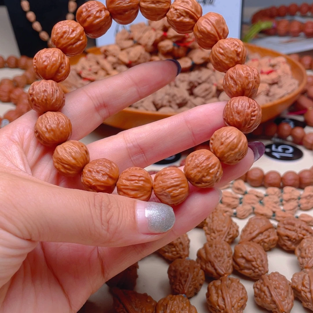 叁***生文玩核桃吊坠方肚