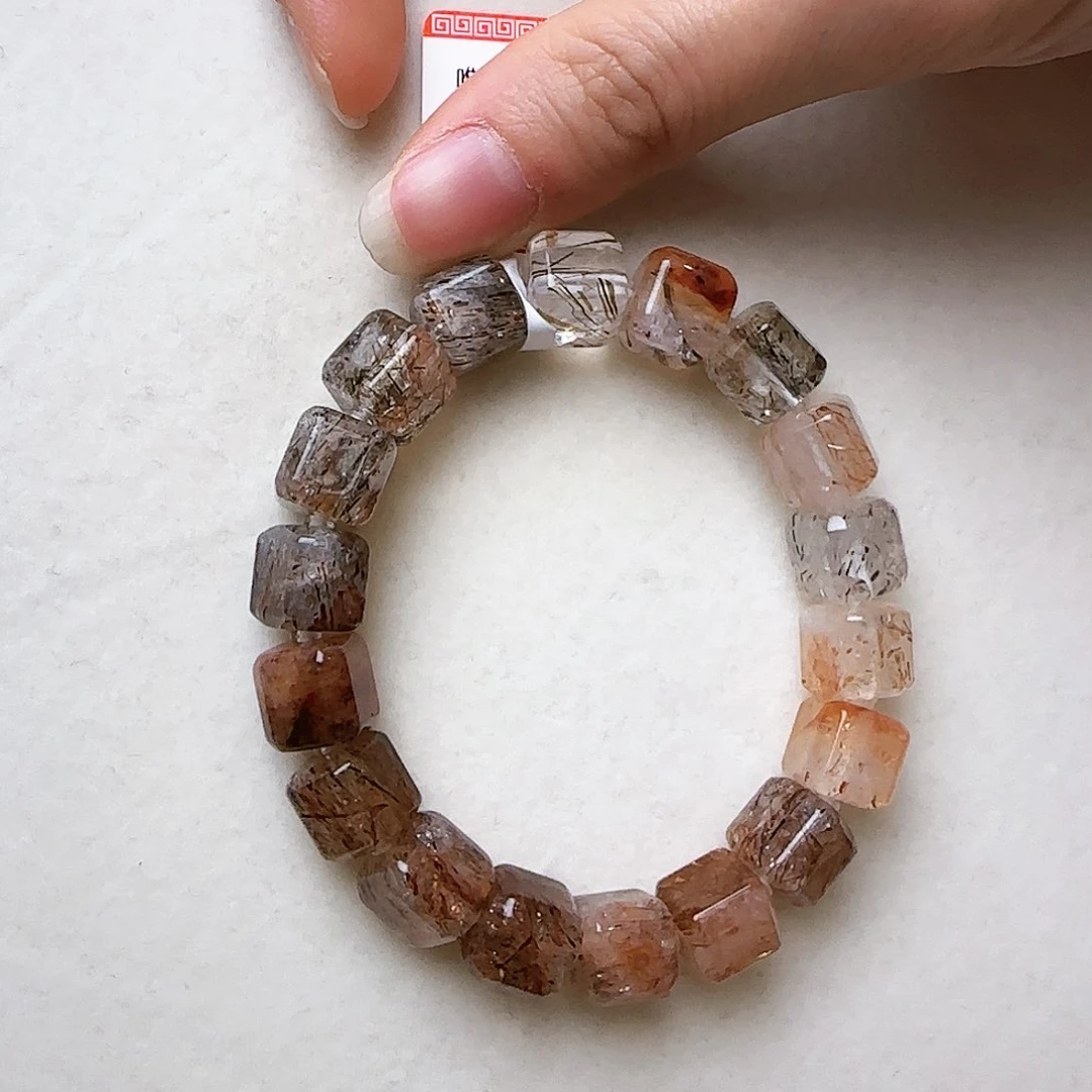 水晶手链未镶嵌冰**草大气上档次