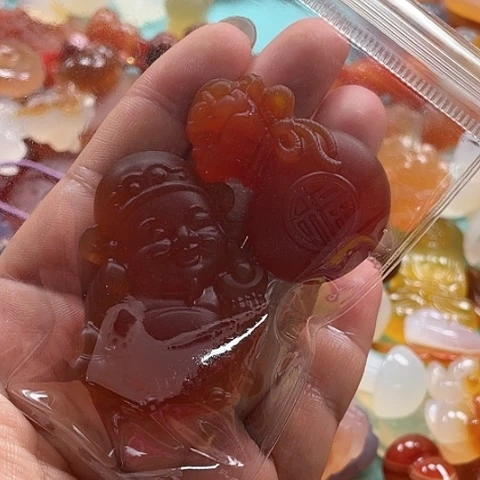 未镶嵌颈饰玛瑙/玉髓青*