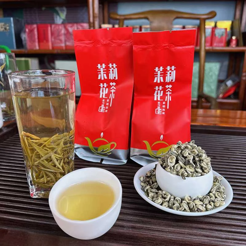 景屹 花茶 茉莉花茶 2025新茶茉莉雪花螺王浓香型散装茶叶