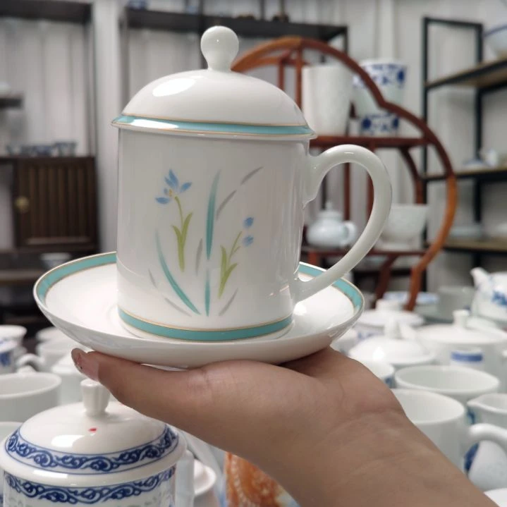 瓷春妍办公杯三件套