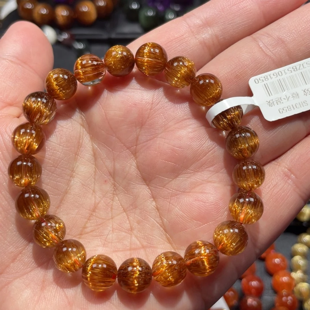 未镶嵌水晶手链铜顺发9mm左右