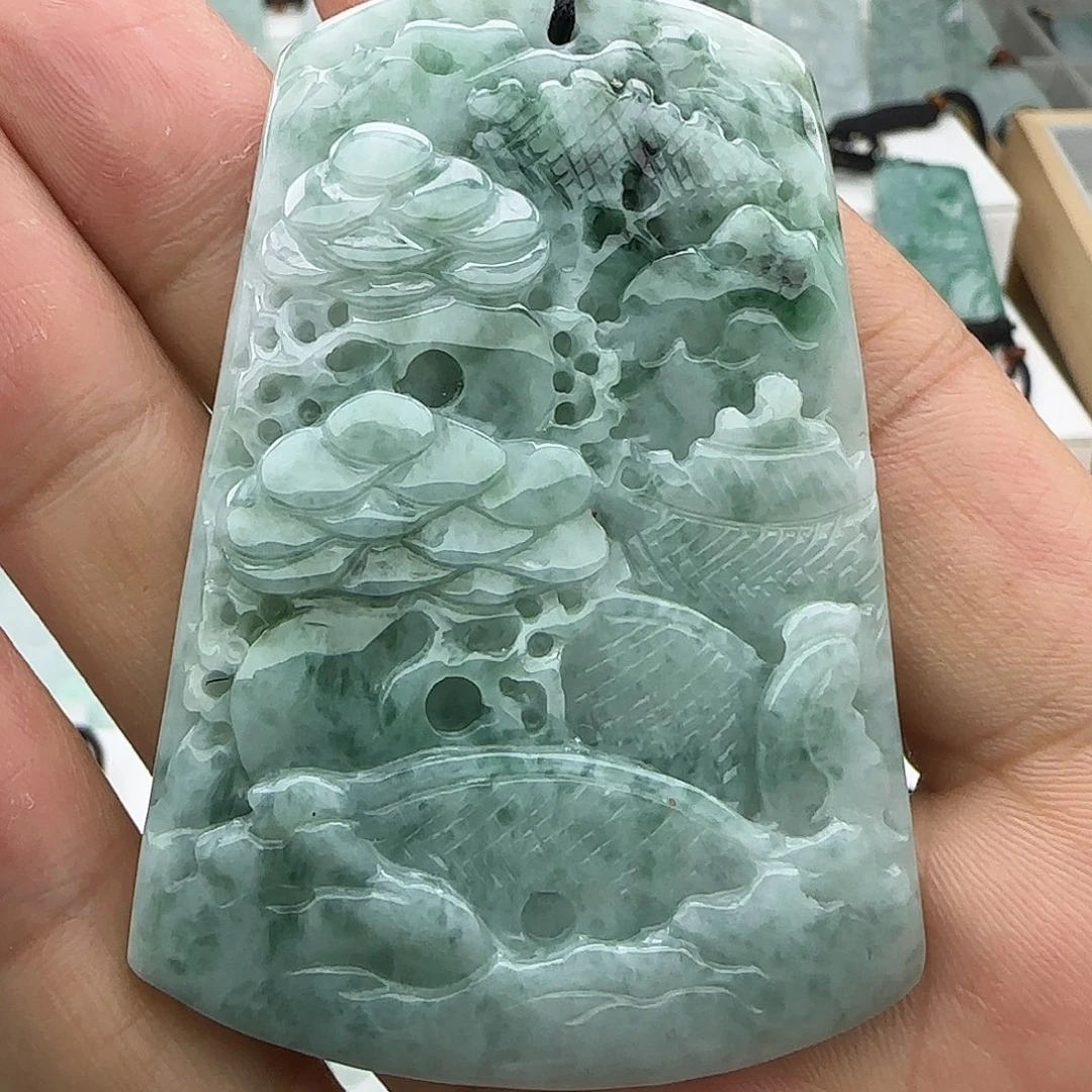 颈饰未镶嵌翡翠翡翠