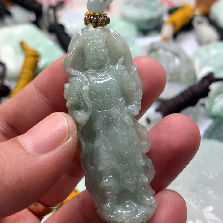 颈饰未镶嵌翡翠保真天然a货翡翠