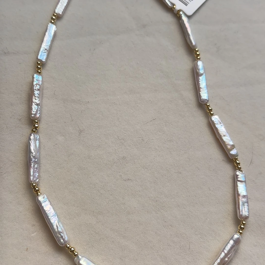 颈饰淡水珍珠合金