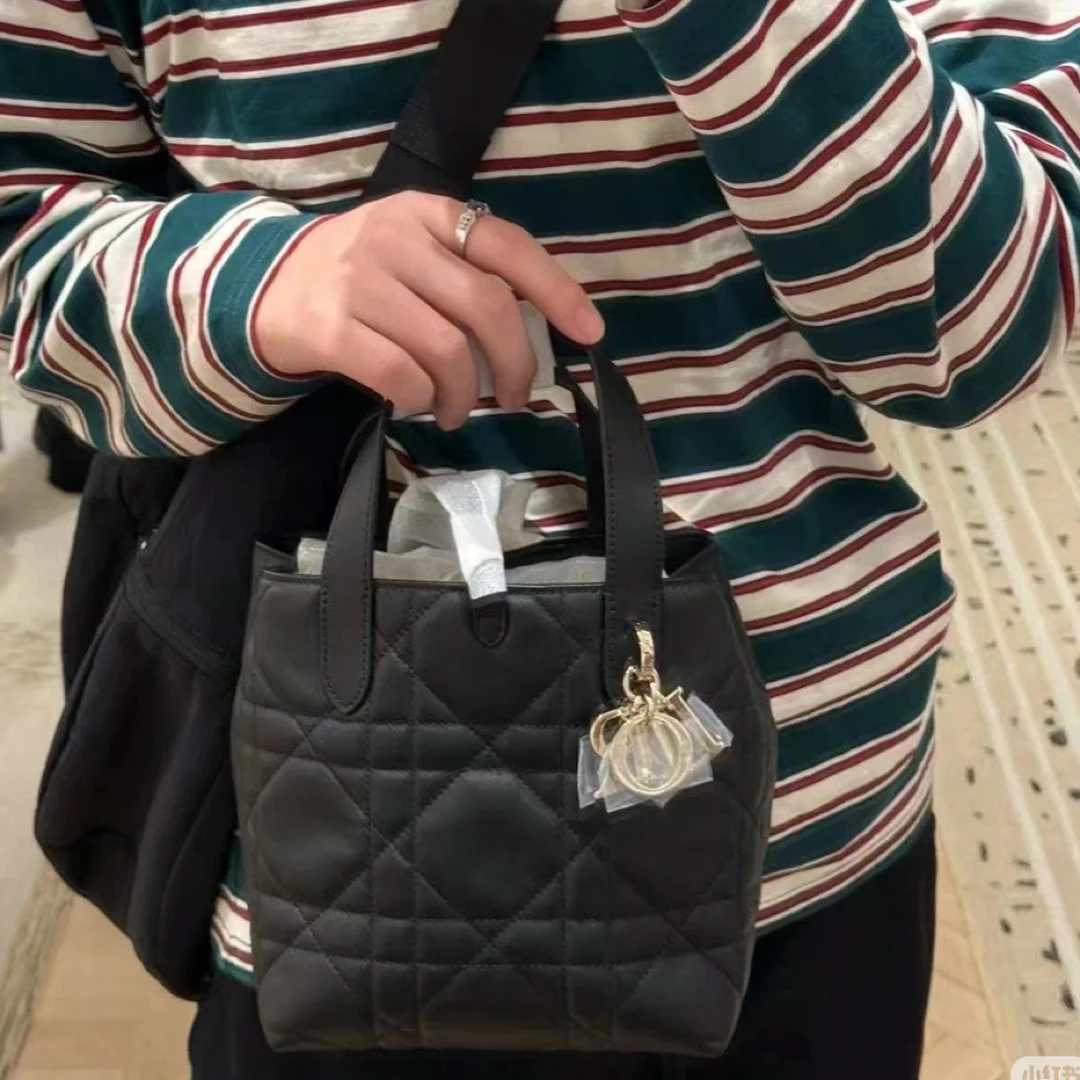 99新 DIOR/迪奥 /Toujours土著竖版黑金 小号 25年