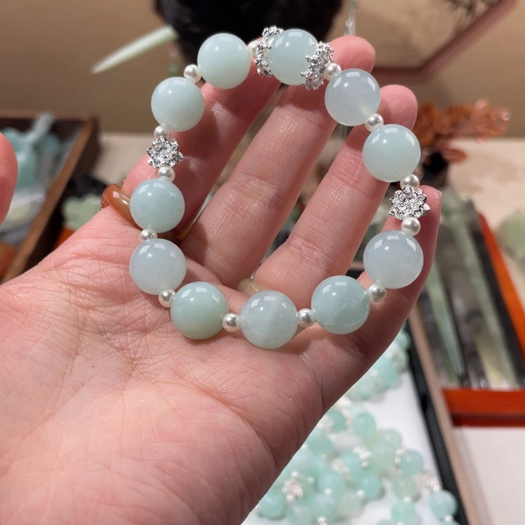 蛇纹石玉未镶嵌发饰