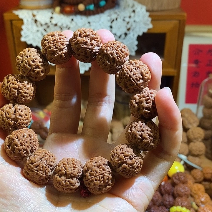 金刚菩提手串205原籽红绳
