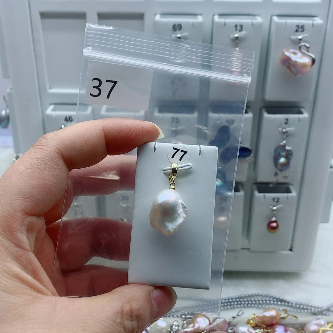 淡水珍珠合金吊坠(不含链)