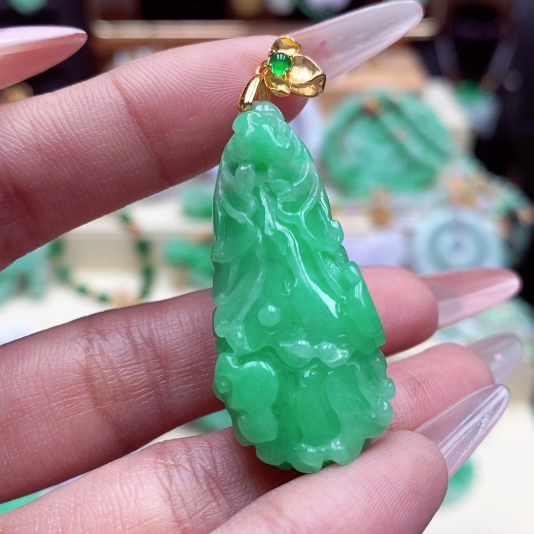 颈饰未镶嵌翡翠翡翠吊坠