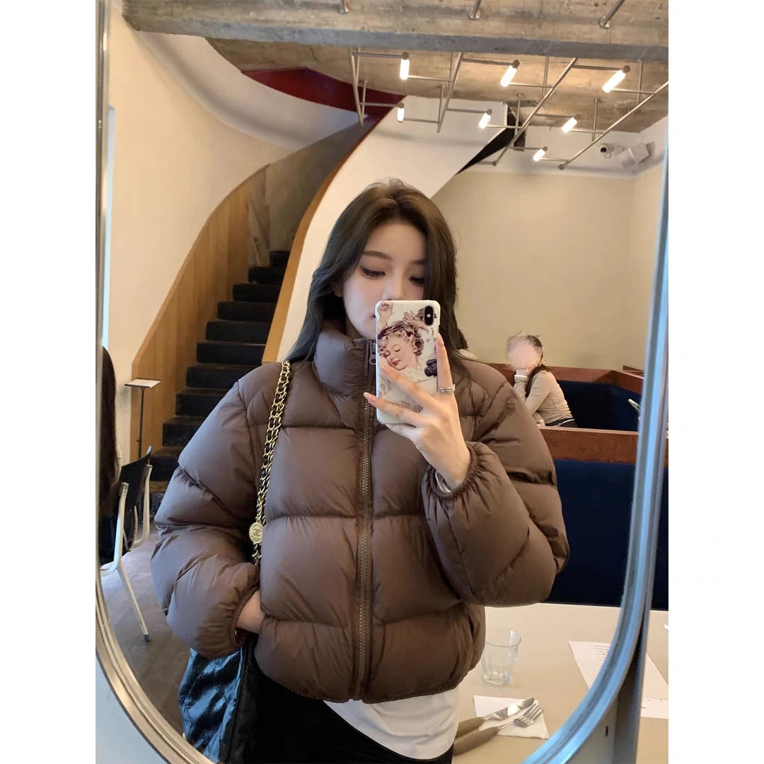 【反季清仓】肯豆款立领女款加厚短款鸭绒羽绒服爆款外套
