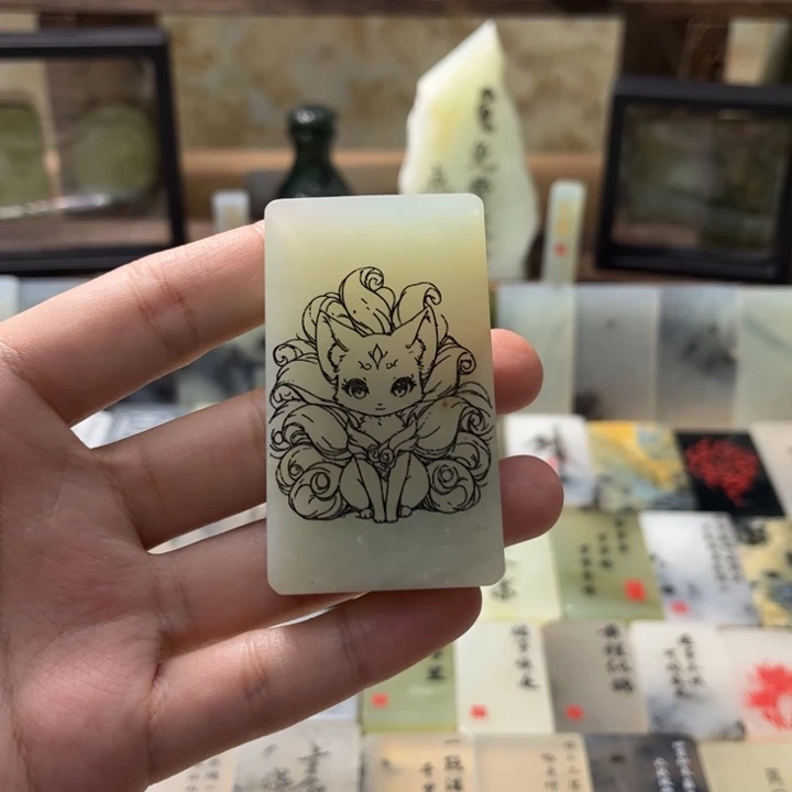 蛇纹石玉合金颈饰