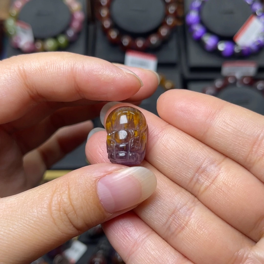 水晶手链未镶嵌极光金多多貔貅