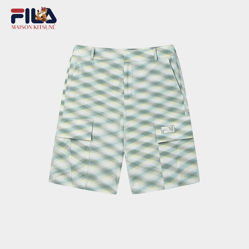 Fila/斐乐【小狐狸联名】春夏新款欧若风男梭织五分短裤F11M529806F