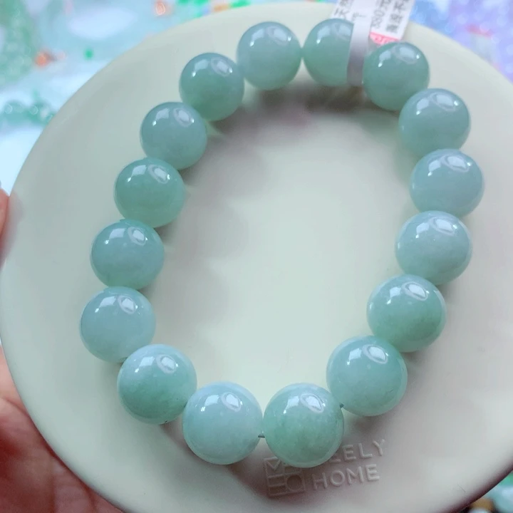 翡翠未镶嵌手链卡12.5