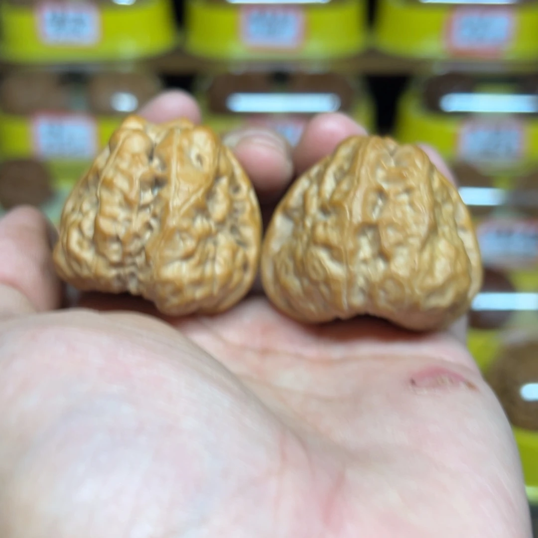 文玩核桃把件三角蛤蟆尺42