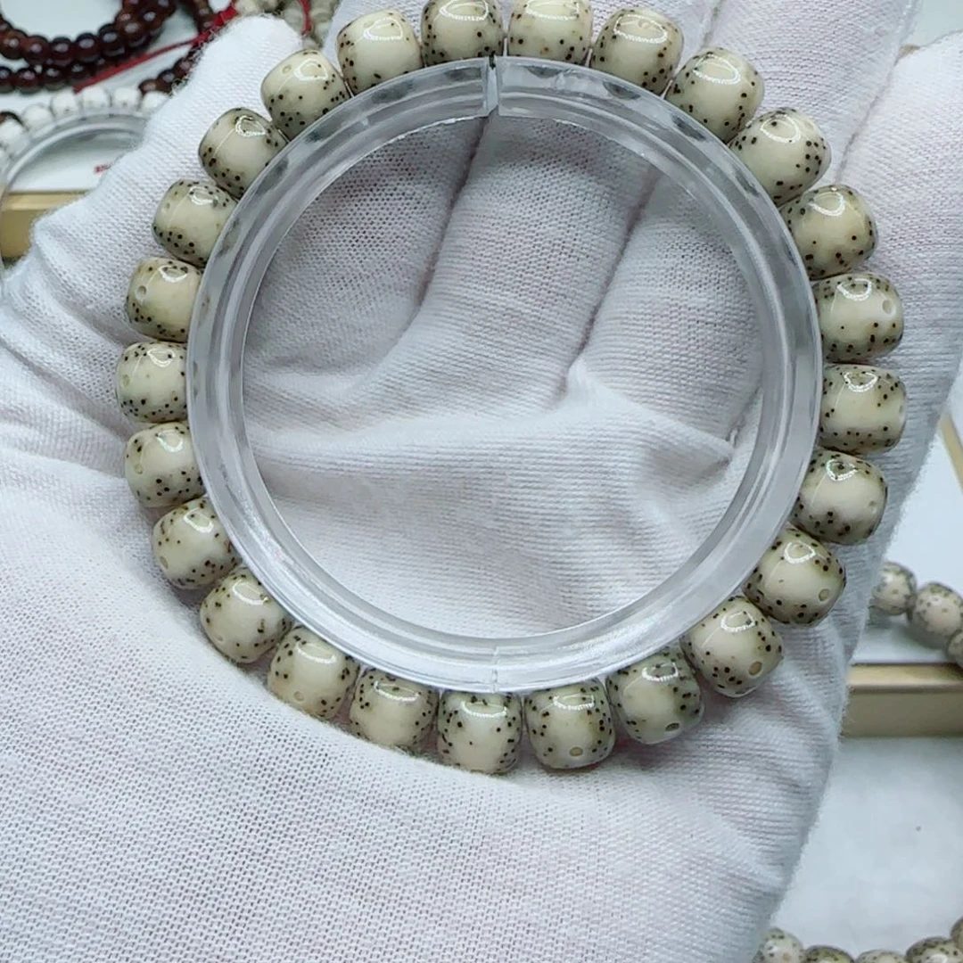 手串星月菩提月大留白9×8一朵果b4