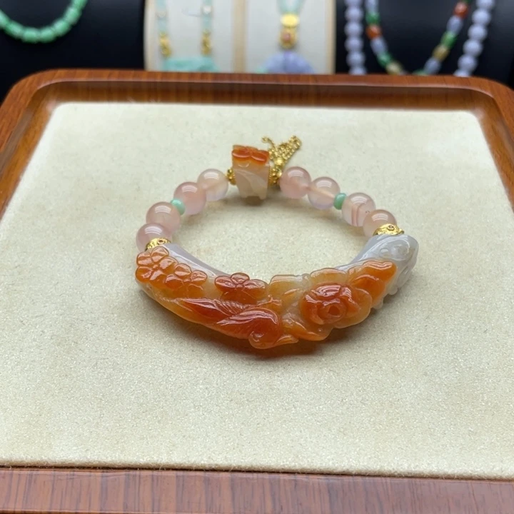 翡翠未镶嵌手镯翡翠半镯
