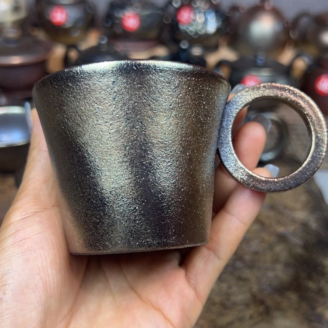 云南建水紫陶柴烧咖啡杯
