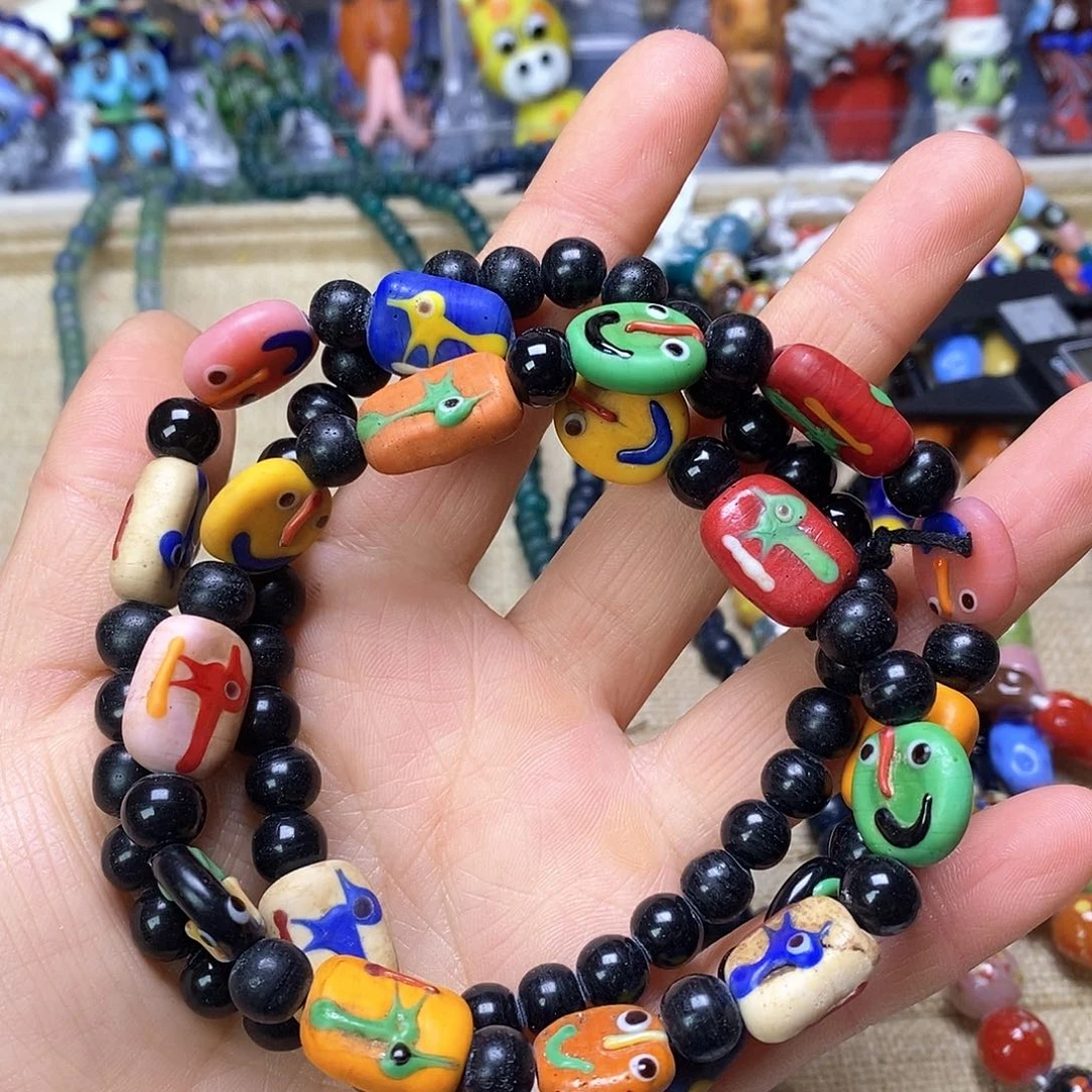 琉璃颈饰小鸟小脸链子031