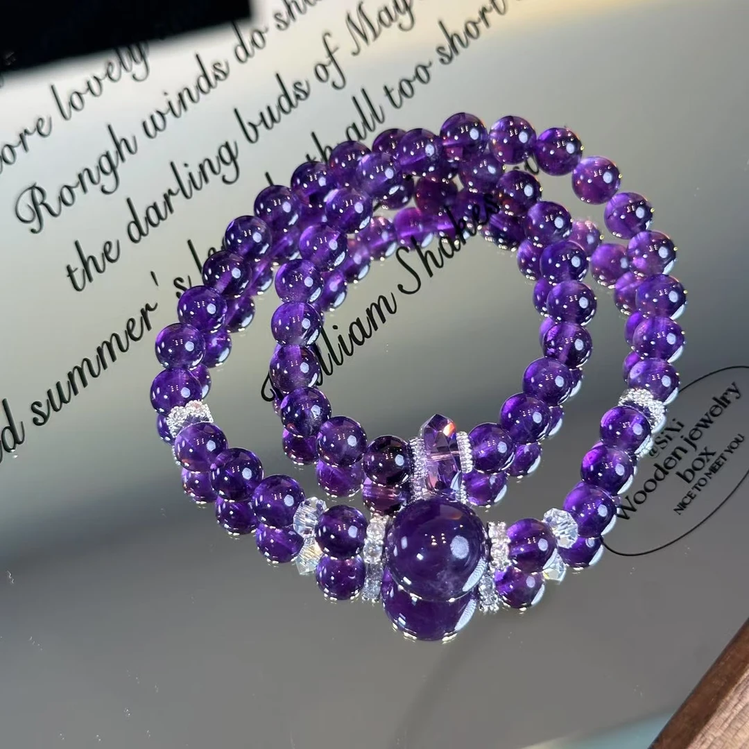 【乌拉圭随形 】天然水晶手串 乌拉圭原创小众设计手串