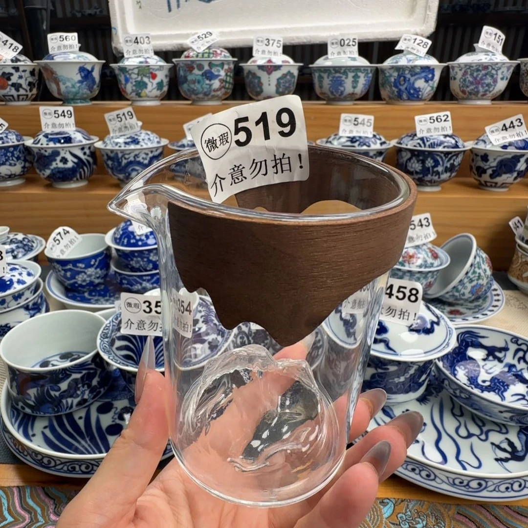 微瑕景德镇盖碗杯子