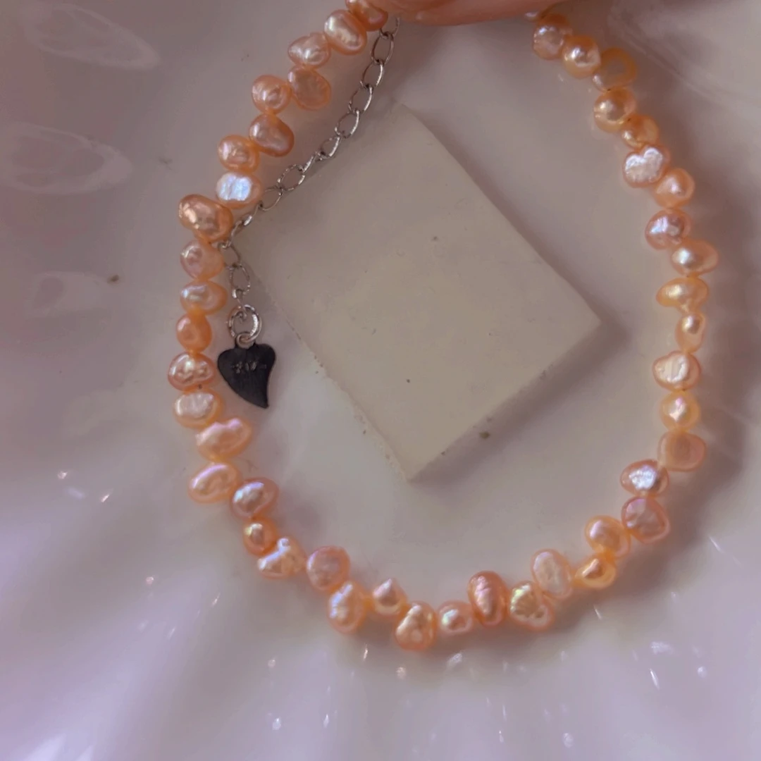 淡水珍珠手绳银S925镶嵌